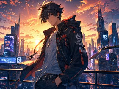 暗网动漫-都市黄昏少年行热血短片